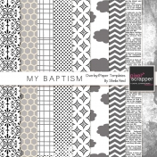 My Baptism Overlay/Paper Templates Kit