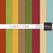 Turkey Time Solid Papers Kit