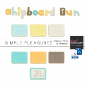 Simple Pleasures Chipboard Styles Kit