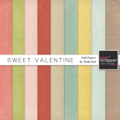 Sweet Valentine Solid Papers Kit