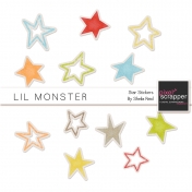 Lil Monster Star Stickers Kit