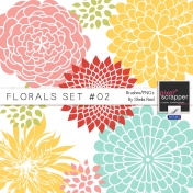 Florals Set #02 Brushes/PNG's Kit