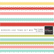 Borders And Trims Set #02 Shape Templates