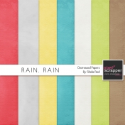 Rain, Rain Distressed Papers Kit