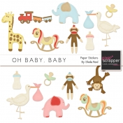 Oh Baby, Baby Paper Stickers Kit