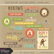 Outdoor Adventures Word Art Kit