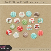 Sweater Weather Fabric Buttons Kit