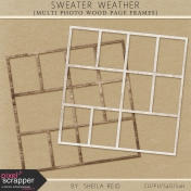 Sweater Weather Multi Photo Wood Page Frames Kit