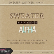 Sweater Weather Alphas Kit