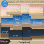 Good Day Skyline 4x6 Journal Cards