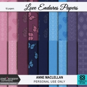 Love Endures Papers Kit