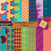 Over the Hill: 40 and 50- Patterned Papers