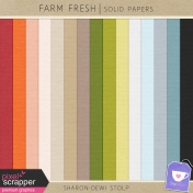 Farm Fresh- Solid Papers