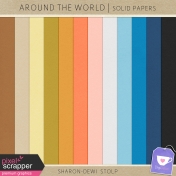 Around The World- Solid Papers