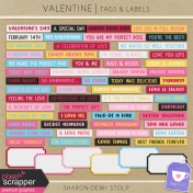 Valentine- Tags & Labels