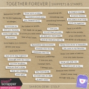 Together Forever- Snippets & Stamps