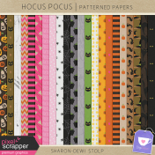 Hocus Pocus- Patterned Papers