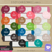 Cozy Christmas - Labels