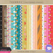 Tigerrific- Patterned Papers