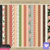 Blessed- Patterned Papers