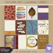Autumn Art- Journal Cards
