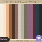 Autumn Day- Solid Papers