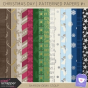 Christmas Day- Patterned Papers #1