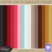 For The Love Of Chocolate- Solid Papers