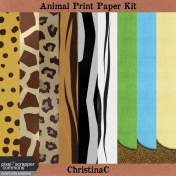 Animal Print Paper Kit