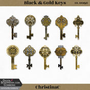 Black & Gold Keys