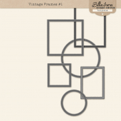 Vintage Frame Templates Kit #1