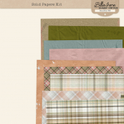 Shabby Vintage #8 Solid Papers Kit