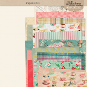 Teacups & Teapots Papers Kit