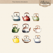 Tea Kettle Stickers Kit