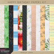 Happy Birthday Papers Kit