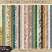 Yesteryear Distressed Papers Kit