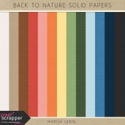 Back to Nature Solid Papers Kit