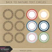 Back to Nature Text Circles
