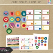 Cute Fruits Print Kit