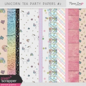 Unicorn Tea Party Papers Kit #2