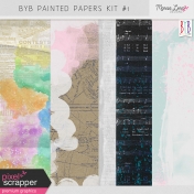 Build Your Basics Painted Papers Kit #1