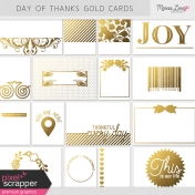 Day of Thanks Gold Pocket Cards