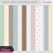 Baby's First Christmas Papers Kit