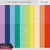 Challenged Solid Papers Kit