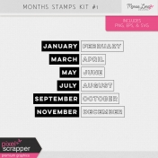 Month Stamps Kit #1