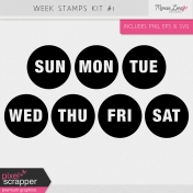 Days of the Week Stamps Kit #1