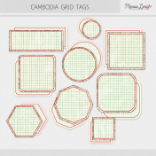 Cambodia Grid Tags Kit