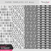 Paper Templates Kit #200