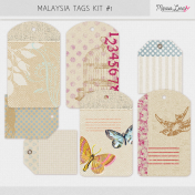 Malaysia Tags Kit- Pastel