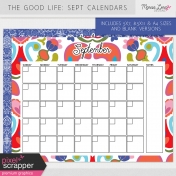 The Good Life: September Calendars Kit